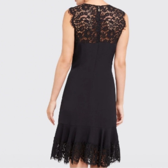 Draper James Sarah Black Lace Ruffle Dress Size 4 MSRP $295 - Picture 2 of 7
